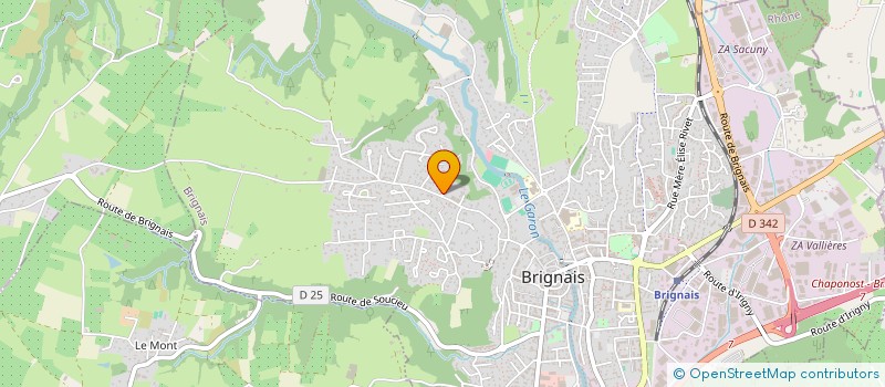 localisation de l'entreprise SMART AND ELITE CARS à BRIGNAIS