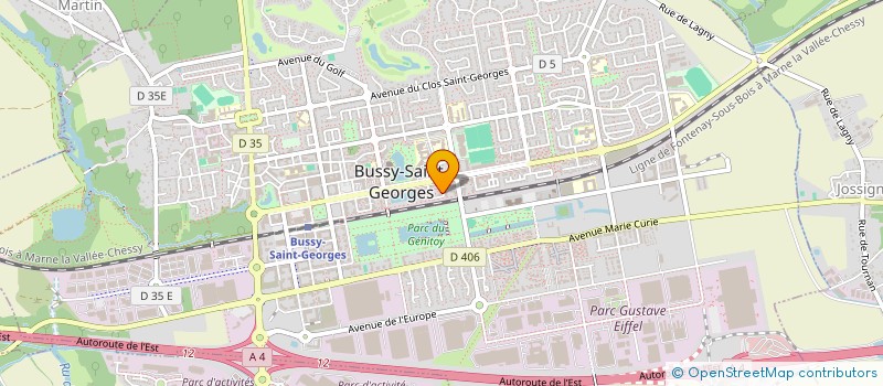 localisation de l'entreprise SMART ANTI FIRE SPRINKLERS à BUSSY-SAINT-GEORGES