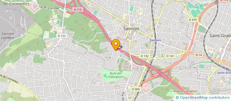 localisation de l'entreprise SMART ASCENSEURS à SANNOIS