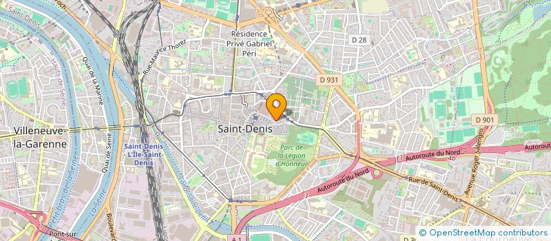 localisation de l'entreprise SMART- ASSU à SAINT-DENIS