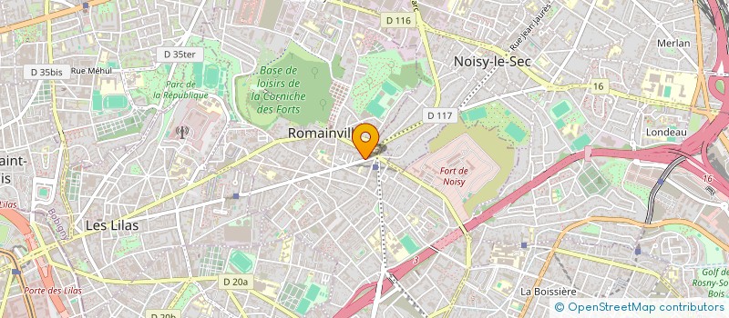 localisation de l'entreprise SMART BEAUTE à ROMAINVILLE