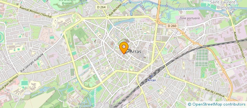 localisation de l'entreprise SMART BED à ARRAS