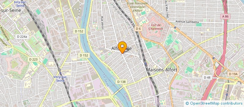 localisation de l'entreprise SMART BIO à ALFORTVILLE