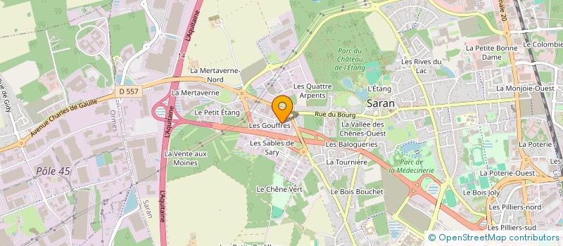 localisation de l'entreprise SMART BUILD  SARAN