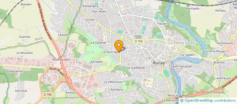 localisation de l'entreprise SMART C.T - SMART & CONNECTED TECHNOLOGIES à AURAY