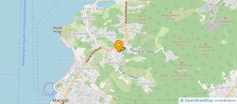 localisation de l'entreprise SMART CAR RENTAL  SAINT MARTIN