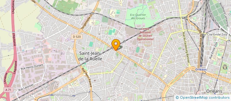 localisation de l'entreprise SMART CLIM à SAINT-JEAN-DE-LA-RUELLE
