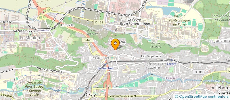 localisation de l'entreprise SMART COLIBRI à ORSAY