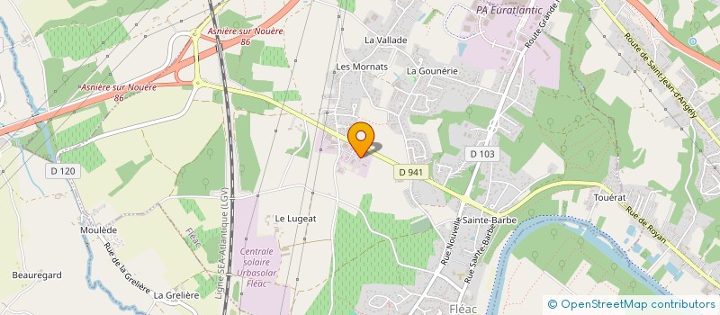 localisation de l'entreprise SMART COM INDUSTRY à FLEAC