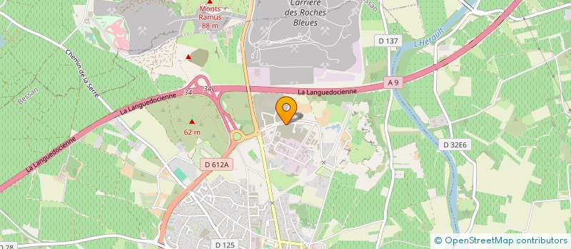 localisation de l'entreprise SMART CONCEPT 34550  BESSAN