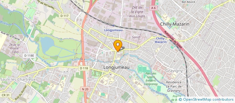 localisation de l'entreprise SMART CONSTRUCTION à LONGJUMEAU