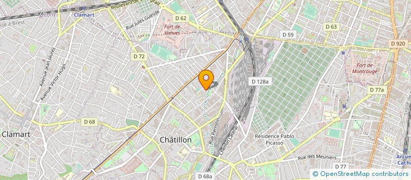 localisation de l'entreprise SMART CONSTRUCTION à CHATILLON