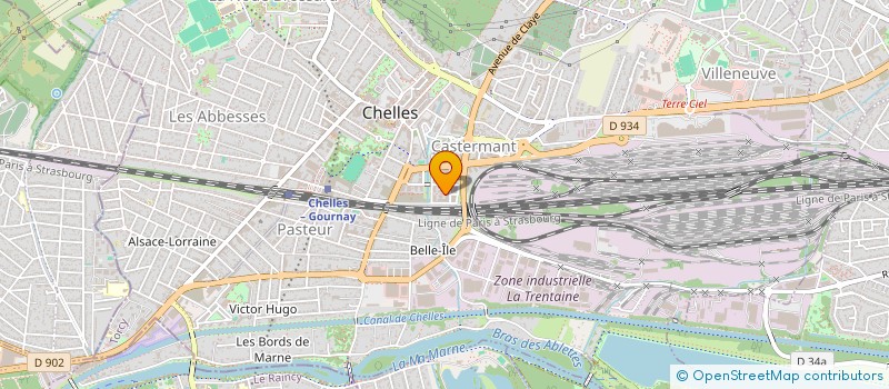 localisation de l'entreprise SMART CONSULTING à CHELLES