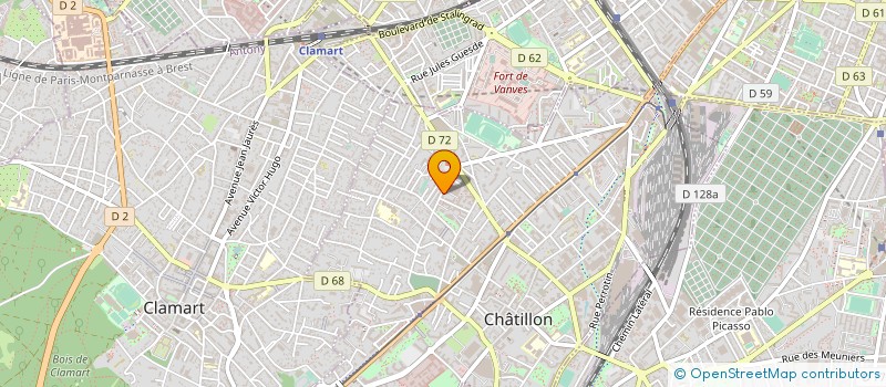 localisation de l'entreprise SMART CQ  CHATILLON