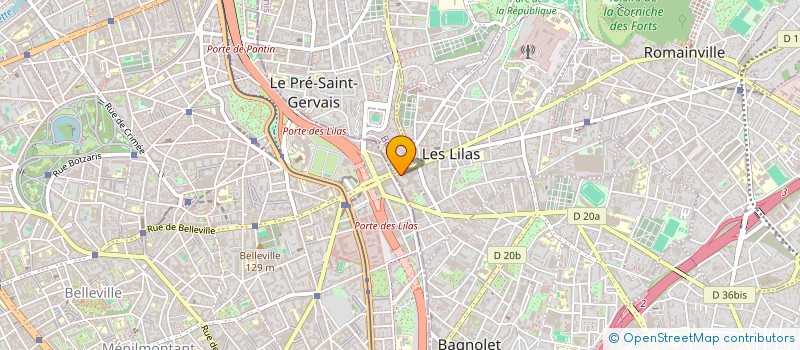 localisation de l'entreprise SMART CV SOFT  LES LILAS