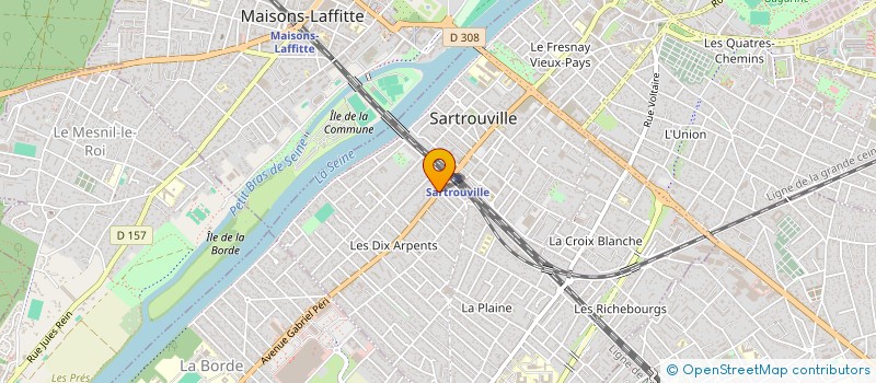 localisation de l'entreprise SMART DATA  SARTROUVILLE