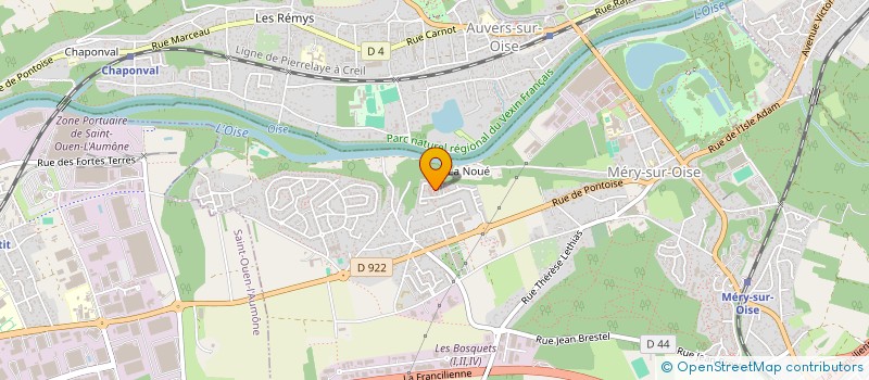 localisation de l'entreprise SMART DATA CONSULTING à MERY-SUR-OISE