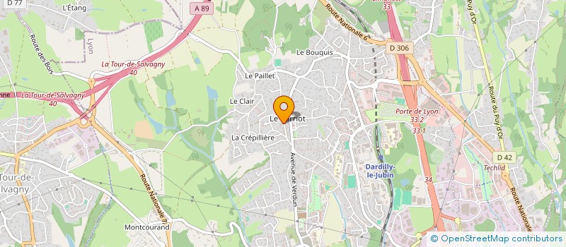 localisation de l'entreprise SMART DEVELOPPEMENT à DARDILLY