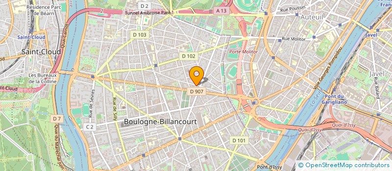 localisation de l'entreprise SMART DRIVE à BOULOGNE-BILLANCOURT