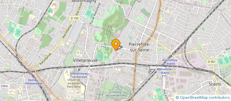 localisation de l'entreprise SMART DRIVE à VILLETANEUSE