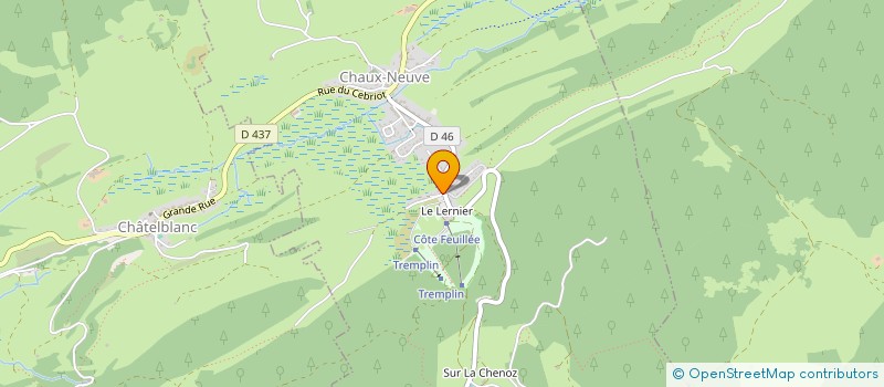 localisation de l'entreprise SMART ELECTRO FORMATION  CHAUX-NEUVE