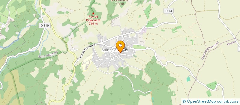 localisation de l'entreprise SMART FACTORY  SAINT-SANDOUX