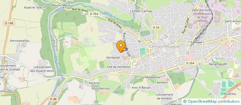 localisation de l'entreprise SMART FILM INNOV à CARHAIX-PLOUGUER