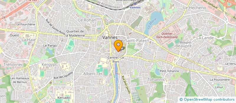 localisation de l'entreprise SMART FITNESS VANNES à VANNES