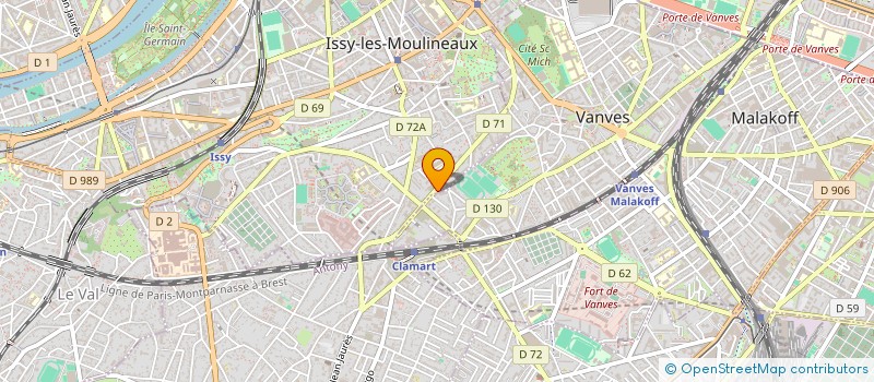localisation de l'entreprise SMART FOOD à ISSY-LES-MOULINEAUX