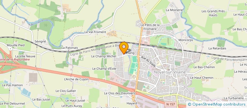 localisation de l'entreprise SMART FORMATION PRO  NOYAL-SUR-VILAINE
