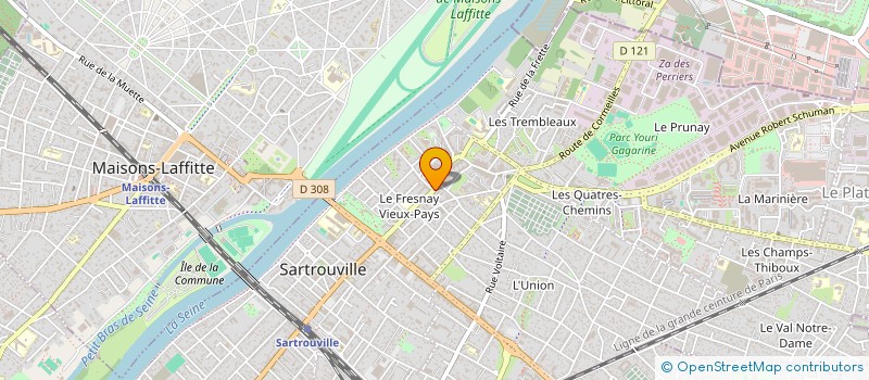 localisation de l'entreprise SMART FRET LINE à SARTROUVILLE