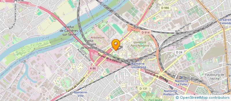 localisation de l'entreprise SMART-GEO à NANTERRE