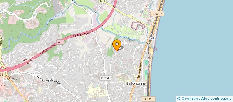 localisation de l'entreprise SMART GOLDFISH à ANTIBES