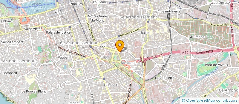 localisation de l'entreprise SMART HUMAN METROPOLE PROVENCE à MARSEILLE