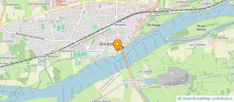 localisation de l'entreprise SMART'IS à ANCENIS-SAINT-GEREON
