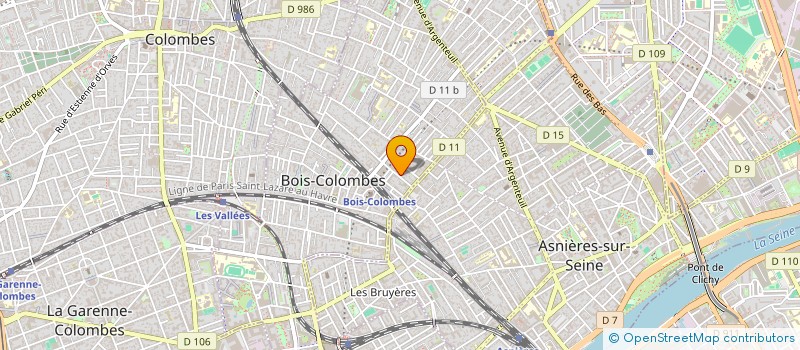 localisation de l'entreprise SMART LEAF à BOIS-COLOMBES