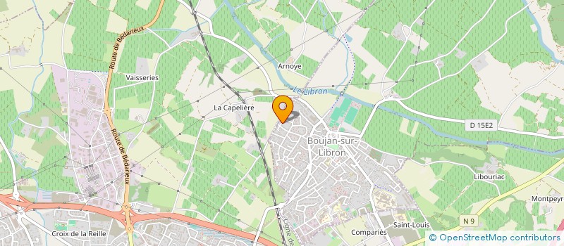 localisation de l'entreprise SMART LEARNING CAMPUS  BOUJAN-SUR-LIBRON