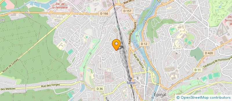 localisation de l'entreprise SMART LOGISTIQUE à EPINAL