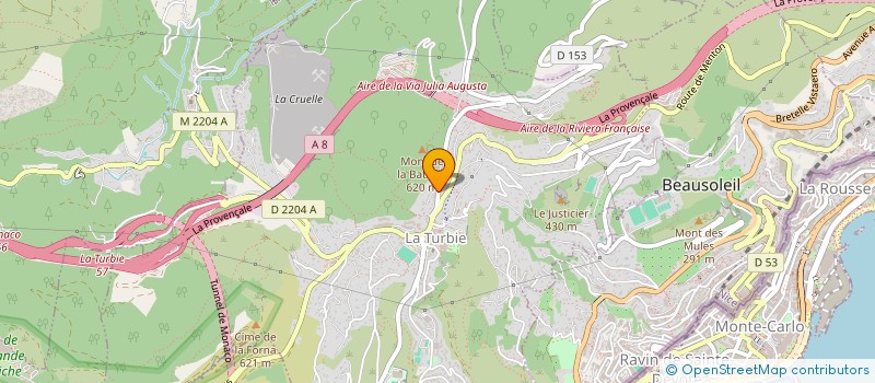localisation de l'entreprise SMART MOVING à LA TURBIE