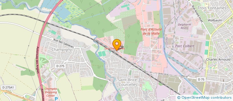 localisation de l'entreprise SMART NOCH SARL  SAINT-BRICE-COURCELLES