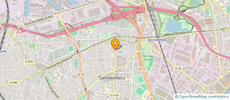 localisation de l'entreprise SMART PICTURE PRODUCTION à GENNEVILLIERS