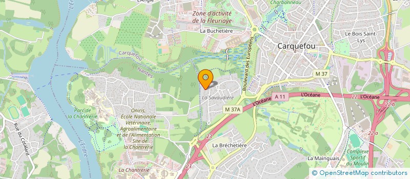 localisation de l'entreprise SMART PROJECT  CARQUEFOU