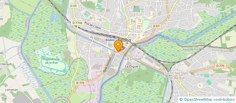 localisation de l'entreprise SMART RENO  REDON