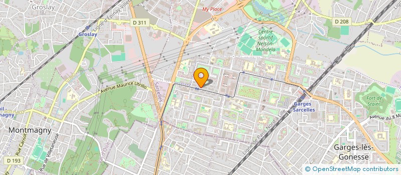 localisation de l'entreprise SMART RENT  SARCELLES