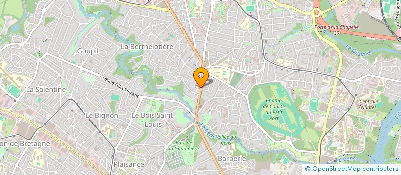 localisation de l'entreprise SMART-REPAIR à ORVAULT