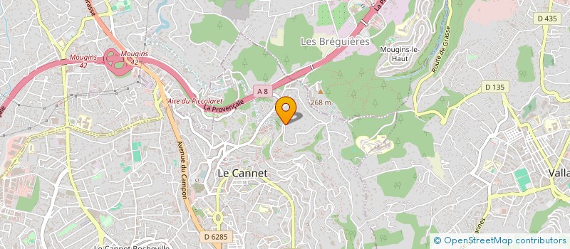localisation de l'entreprise SMART RH à LE CANNET