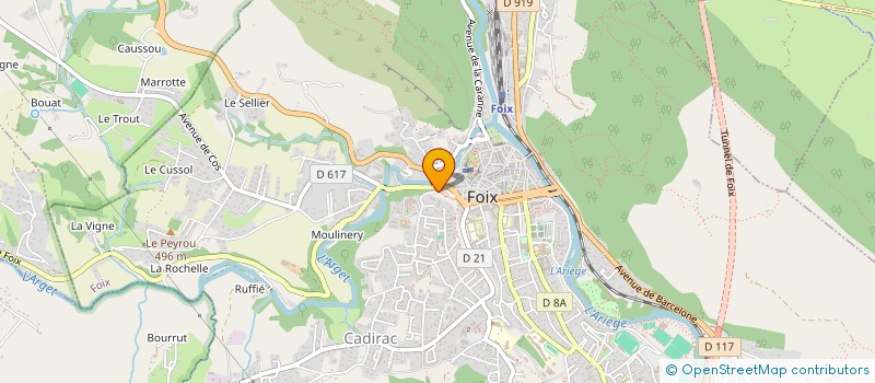 localisation de l'entreprise SMART RISKS à FOIX