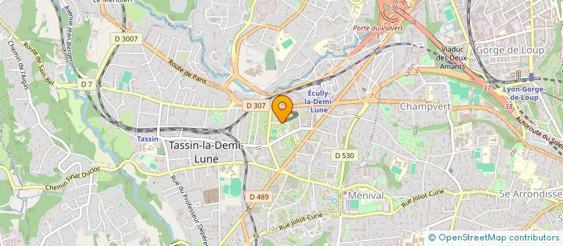 localisation de l'entreprise SMART ROAD MOBILITY à TASSIN-LA-DEMI-LUNE