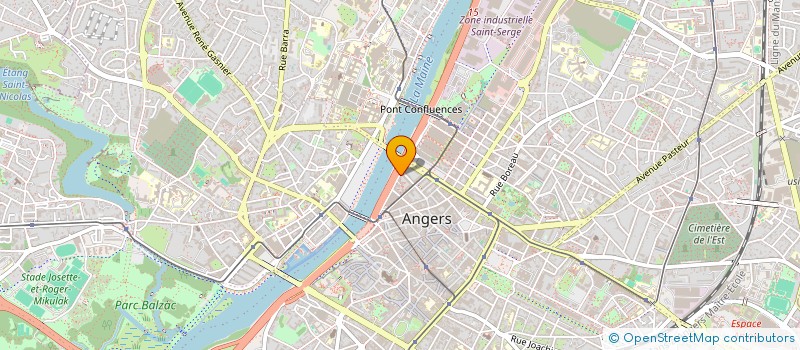 localisation de l'entreprise SMART SERVICES OUEST à ANGERS