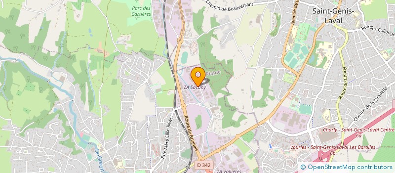 localisation de l'entreprise SMART-SIGN  OULLINS-PIERRE-BENITE